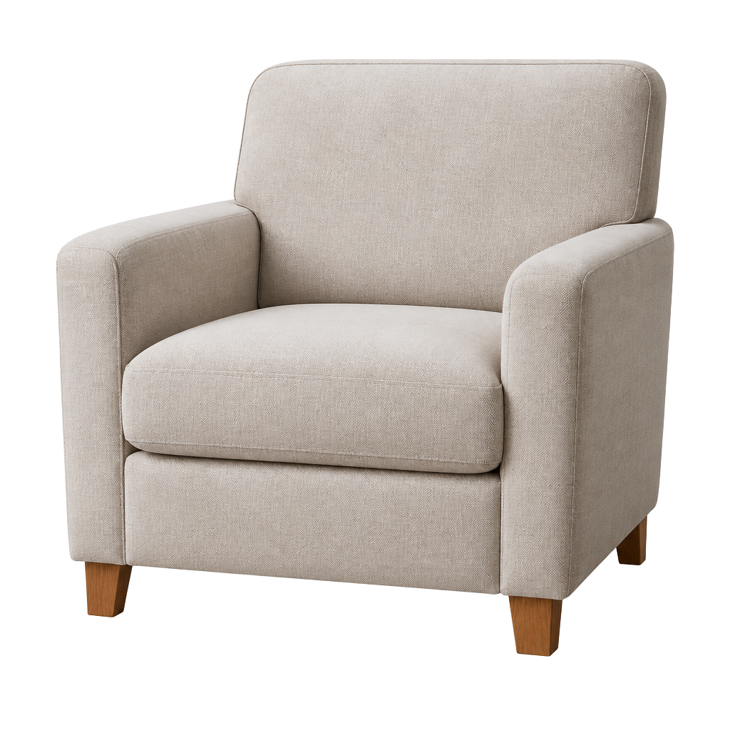 Beige fauteuil